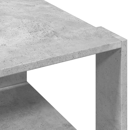 Soffbord betonggrå 51,5x51,5x30 cm konstruerat trä