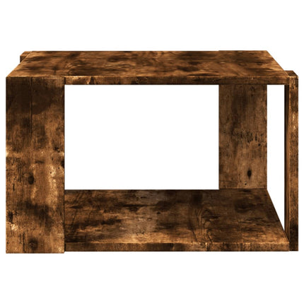 Soffbord rökfärgad ek 51,5x51,5x30 cm konstruerat trä