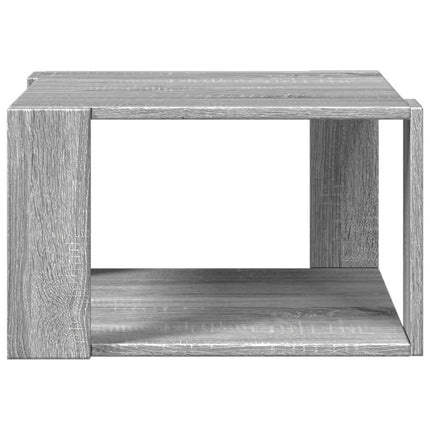 Soffbord grå sonoma 51,5x51,5x30 cm konstruerat trä