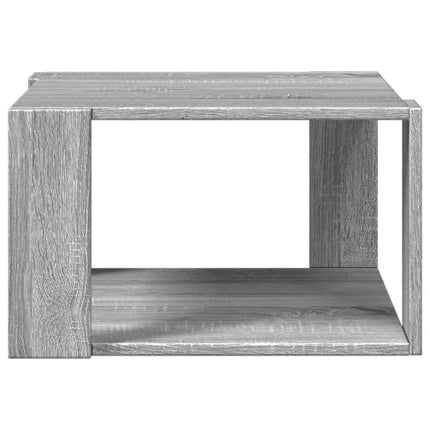 Soffbord grå sonoma 51,5x51,5x30 cm konstruerat trä