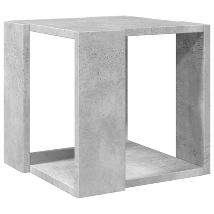 Soffbord betonggrå 32x32x30 cm konstruerat trä