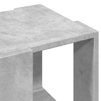 Soffbord betonggrå 32x32x30 cm konstruerat trä