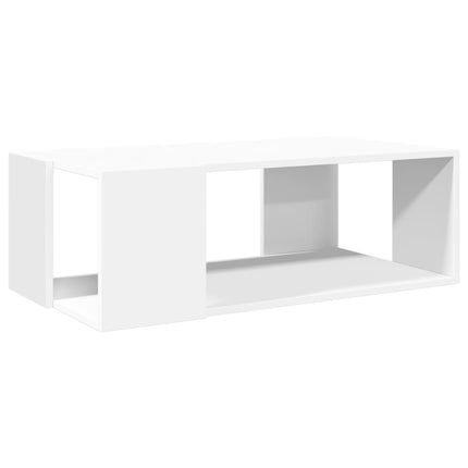 Soffbord vit 89,5x48x30 cm konstruerat trä