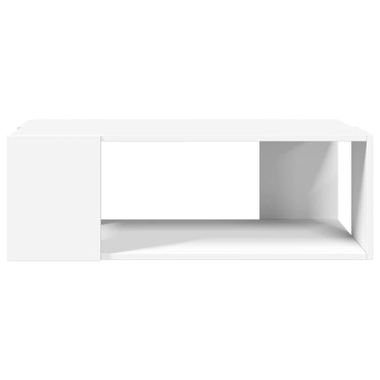 Soffbord vit 89,5x48x30 cm konstruerat trä