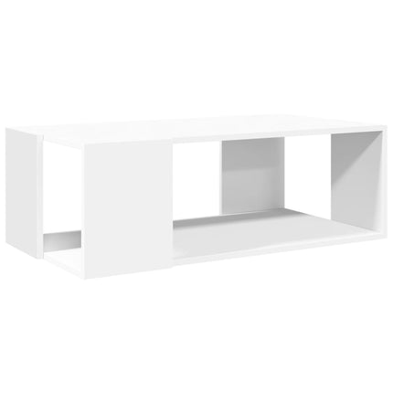 Soffbord vit 89,5x48x30 cm konstruerat trä