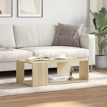 Soffbord sonoma-ek 89,5x48x30 cm konstruerat trä