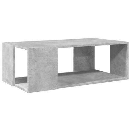 Soffbord betonggrå 89,5x48x30 cm konstruerat trä