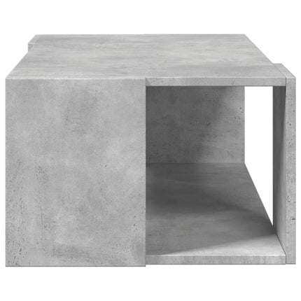 Soffbord betonggrå 89,5x48x30 cm konstruerat trä