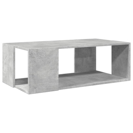 Soffbord betonggrå 89,5x48x30 cm konstruerat trä