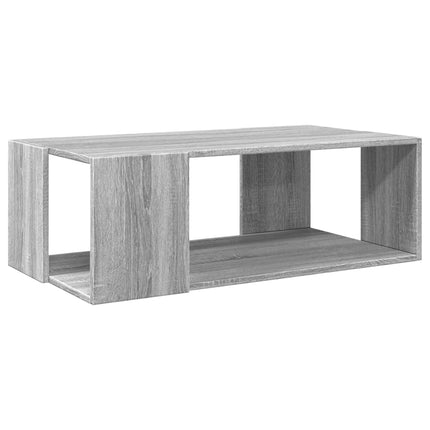 Soffbord grå sonoma 89,5x48x30 cm konstruerat trä