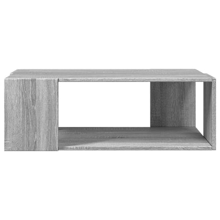 Soffbord grå sonoma 89,5x48x30 cm konstruerat trä