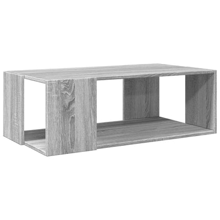 Soffbord grå sonoma 89,5x48x30 cm konstruerat trä