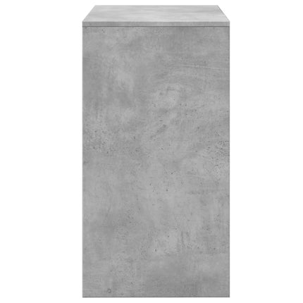 Sminkbord med pall betonggrå 60x40x113,5 cm