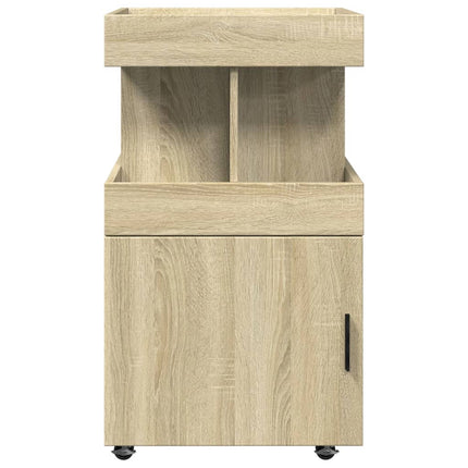 Barvagn sonoma-ek 50x41x89 cm konstruerat trä