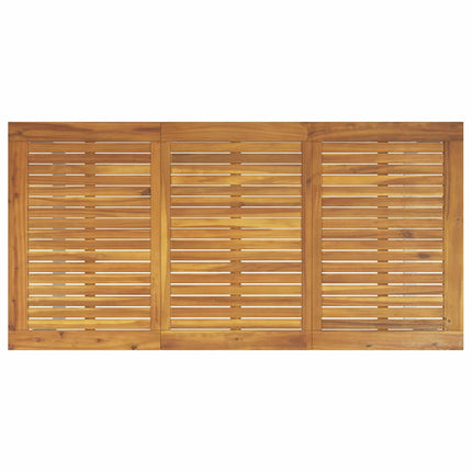 Trädgårdsmöbelset 5 pcs Grå Massivt Akaciaträ