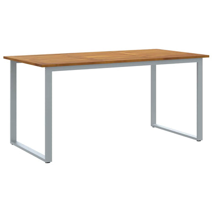Trädgårdsmöbelset 5 pcs Grå Massivt Akaciaträ