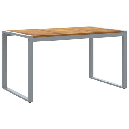 Trädgårdsmöbelset 5 pcs Grå Massivt Akaciaträ
