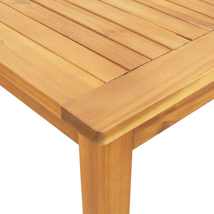 Matgrupp för trädgården 9 delar 180x90x75 cm massivt akaciaträ