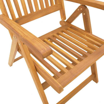 Matgrupp för trädgården 9 delar 180x90x75 cm massivt akaciaträ