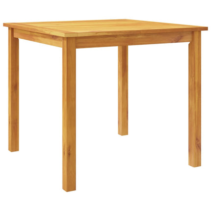 Matgrupp för trädgården 5 delar 85x85x74 cm massivt akaciaträ