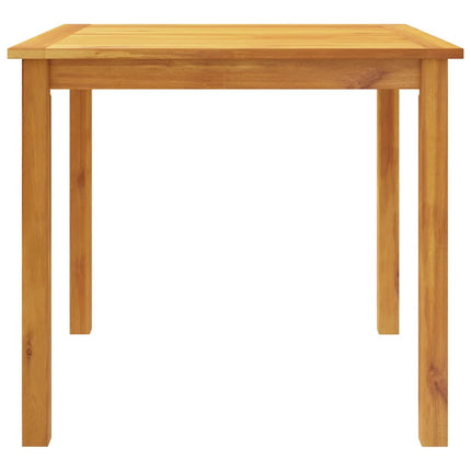 Matgrupp för trädgården 5 delar 85x85x74 cm massivt akaciaträ