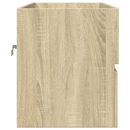 Tvättställsskåp sonoma-ek 80x38,5x45 cm konstruerat trä