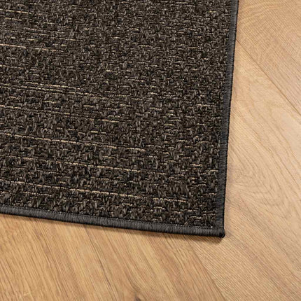 Matta ZIZUR antracit 200x290 cm jutelook inomhus och utomhus