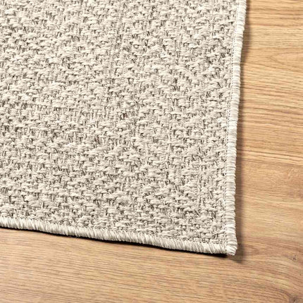 Matta ZIZUR gräddvit 100x200 cm jutelook inomhus och utomhus