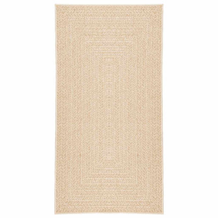 Matta ZIZUR beige 60x110 cm jutelook inomhus och utomhus