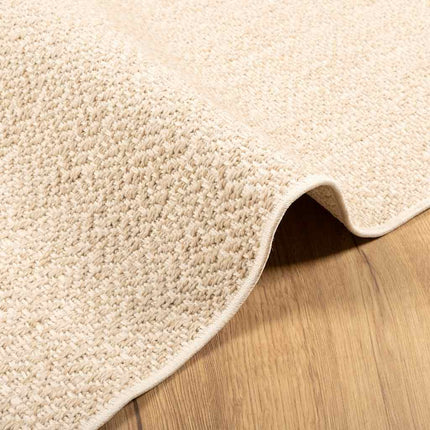 Matta ZIZUR beige 80x250 cm jutelook inomhus och utomhus