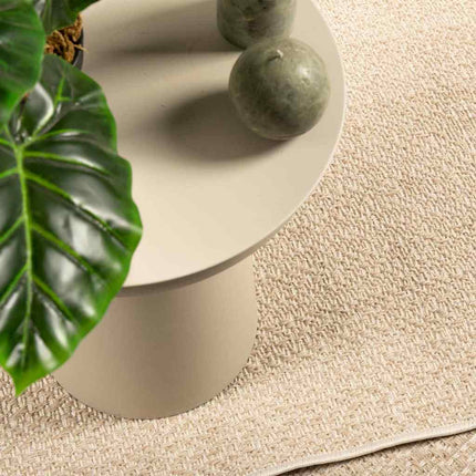 Matta ZIZUR beige 120x170 cm jutelook inomhus och utomhus