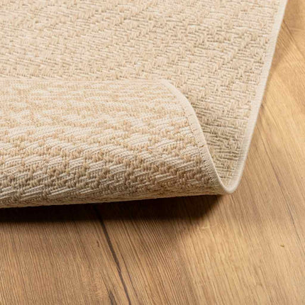 Matta ZIZUR beige 60x110 cm jutelook inomhus och utomhus