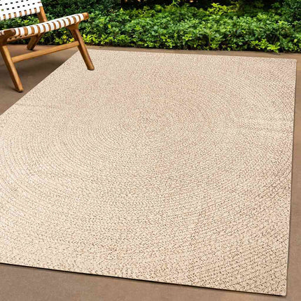 Matta ZIZUR beige 80x150 cm jutelook inomhus och utomhus