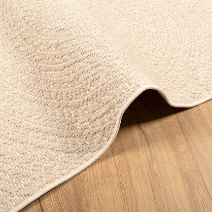Matta ZIZUR beige 120x170 cm jutelook inomhus och utomhus