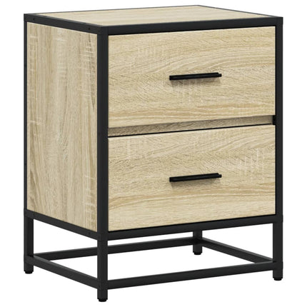 Sängbord sonoma-ek 40x31x50 cm konstruerat trä
