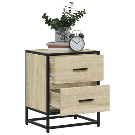 Sängbord sonoma-ek 40x31x50 cm konstruerat trä