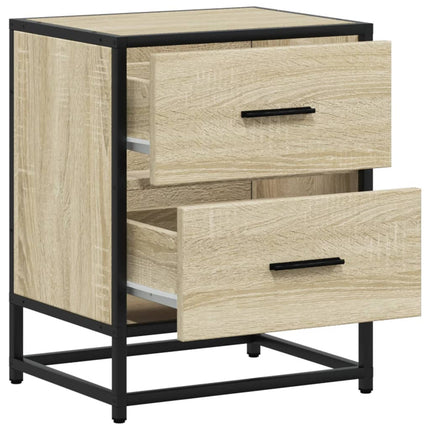 Sängbord sonoma-ek 40x31x50 cm konstruerat trä