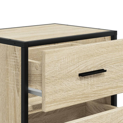 Sängbord sonoma-ek 40x31x50 cm konstruerat trä