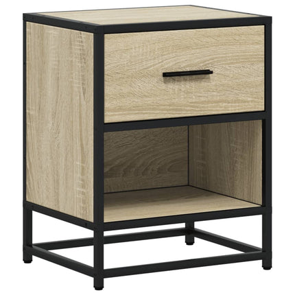 Sängbord sonoma-ek 40x31x50 cm konstruerat trä