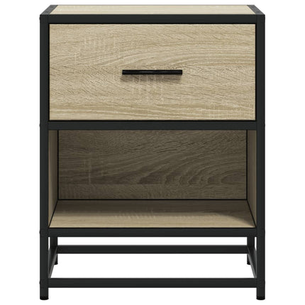 Sängbord sonoma-ek 40x31x50 cm konstruerat trä