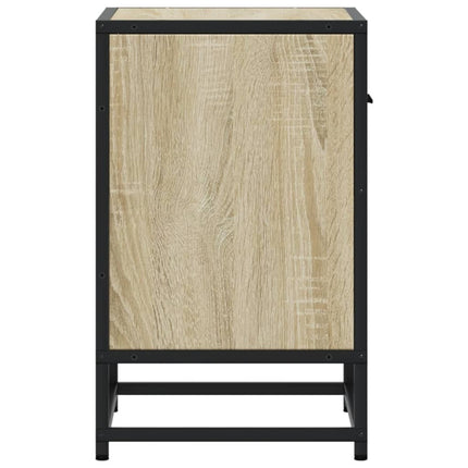 Sängbord 2 st sonoma-ek 40x31x50 cm konstruerat trä
