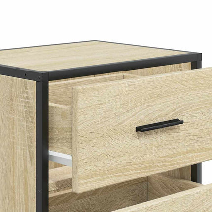 Väggmonterat sängbord sonoma-ek 40x31x39,5 cm