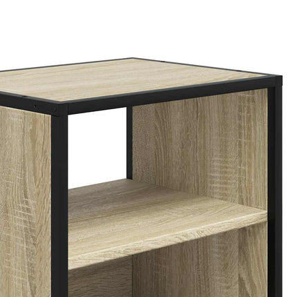 Väggmonterat sängbord sonoma-ek 40x31x39,5 cm