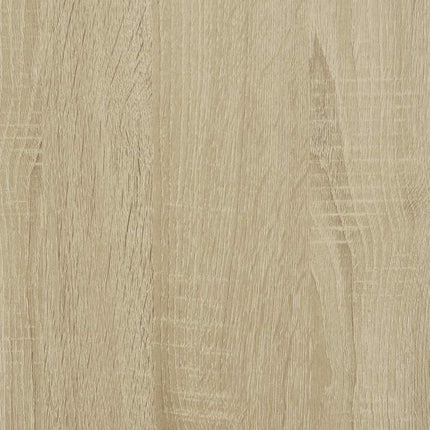 Soffbord sonoma-ek 100x50x35 cm konstruerat trä och metall