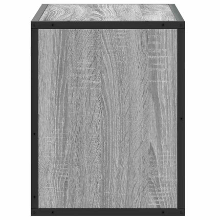 Tv-bänk grå sonoma 60x31x39,5 cm konstruerat trä och metall