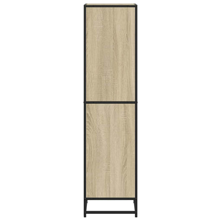 Bokhylla sonoma-ek 40x35x139 cm konstruerat trä