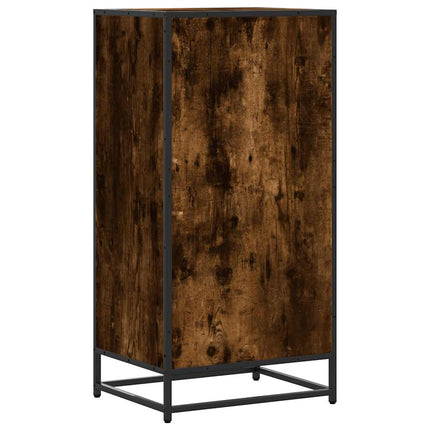 Skohylla rökfärgad ek 48x38x97,5 cm konstruerat trä