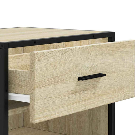 Skohylla sonoma-ek 48x38x97,5 cm konstruerat trä