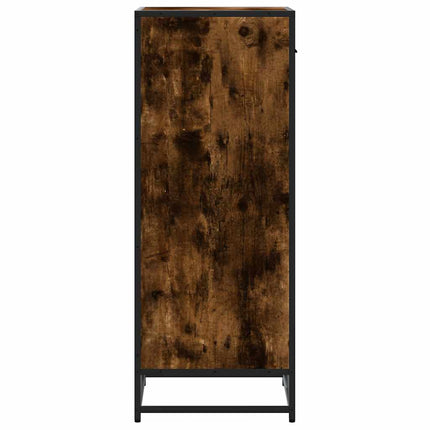 Skohylla rökfärgad ek 48x38x97,5 cm konstruerat trä