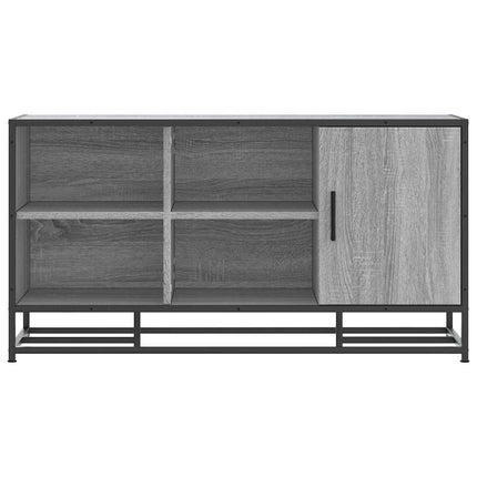 Skobänk grå sonoma 100x40x53,5 cm konstruerat trä och metall